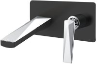 Смеситель встраиваемый для раковины Boheme Venturo 375-B Черный / хром