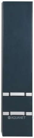 Шкаф-пенал для ванной Aquanet Виго 40 сине-серый 