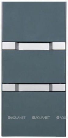 Шкаф-пенал для ванной Aquanet Виго 40 сине-серый 