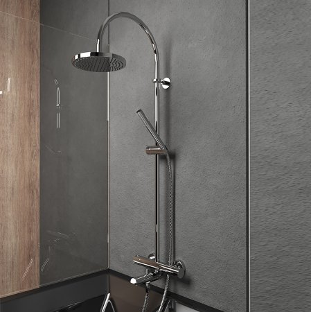 Душевая система Paini Cox 78CR687TH1KM Хром 