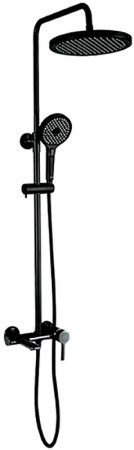 Душевая система Gappo G03-6 G2403-6 Черная матовая Хром 
