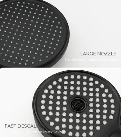 Душевая система Gappo G03-6 G2403-6 Черная матовая Хром 