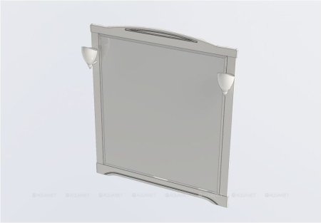 Зеркало Aquanet Луис 100 белый 