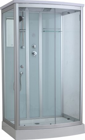 Душевая кабина Timo Standart T-6615 S профиль серебристый матовый 