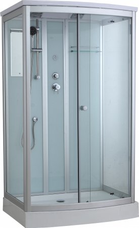 Душевая кабина Timo Standart T-6615 S профиль серебристый матовый 