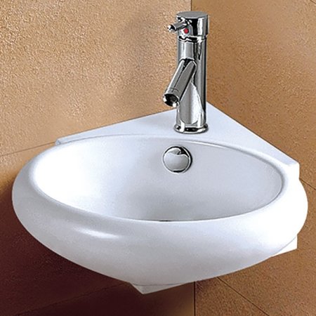 Раковина Melana MLN-E604 угловая Белая 