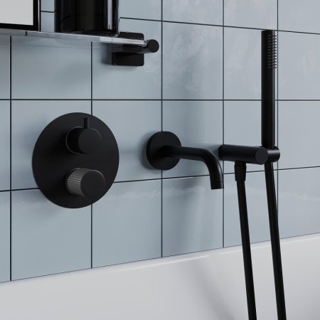 Смеситель для душа Paini Cox Grip 7GPZ6911 Черный матовый 