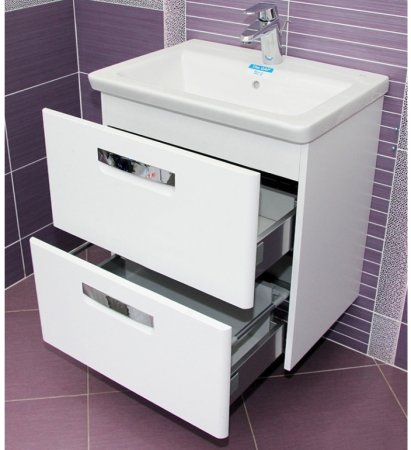 Тумба под раковину Roca The Gap 80 ZRU9302732 подвесная Белая матовая 