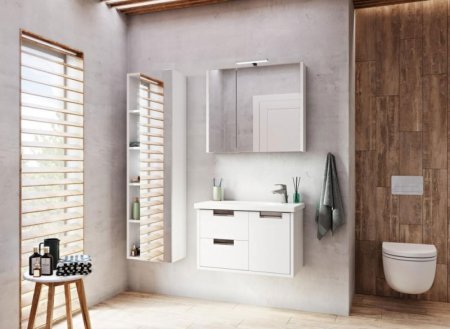 Шкаф пенал Roca Etna 45 857303806 подвесной Белый глянцевый 