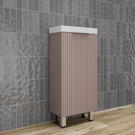 Тумба напольная Style Line "СОЛО" универсальная (Como 40) Санд Пудровый 