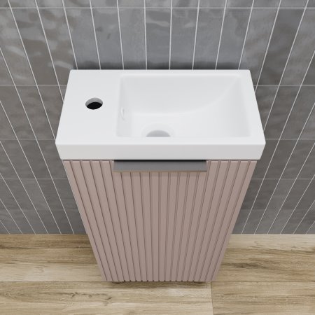 Тумба напольная Style Line "СОЛО" универсальная (Como 40) Санд Пудровый 