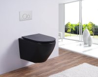 Унитаз-подвесной ESBANO AZALEA черный матовый