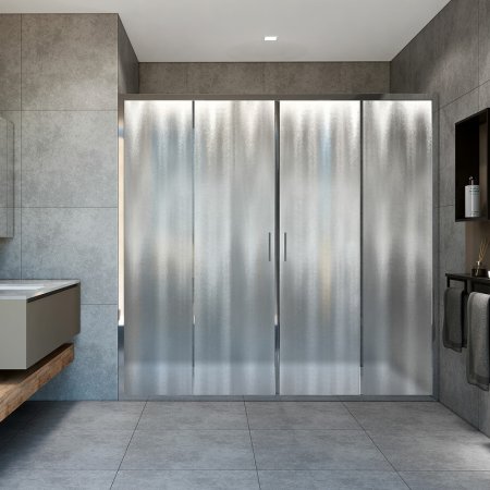 Душевая дверь Vincea Garda 190 VDS-1G2190CH профиль Хром стекло шиншилла 