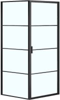 Душевой уголок Azario Richmond 90х90 AZ-NAG1221 900 BLACK профиль Черный стекло прозрачное