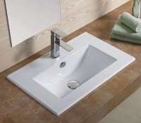 Раковина CeramaLux YJ803-60 врезная