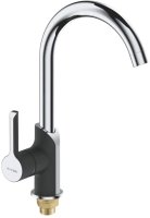 Смеситель для кухни Shevanik S6053H, черный