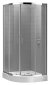 Душевой уголок Cezares ECO-O-R-2-80-C-Cr стекло прозрачное + душевой трап 