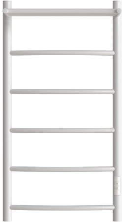 Электрический полотенцесушитель Point Афина PN04848PW П5 400x800 с полкой, диммер справа Белый 