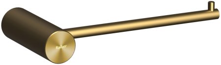 Держатель для туалетной бумаги Raiber RPG-80003, матовое золото 