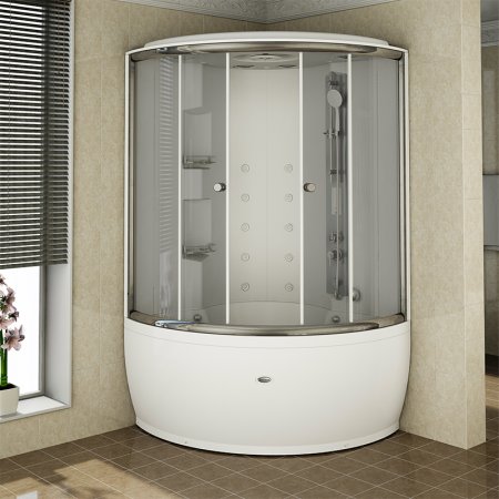 Душевой бокс Radomir Лаура Люкс 1 стекло матовое 