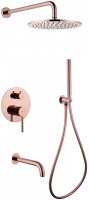 Душевая система Abber Wasser Kreis AF8117RG Розовое золото