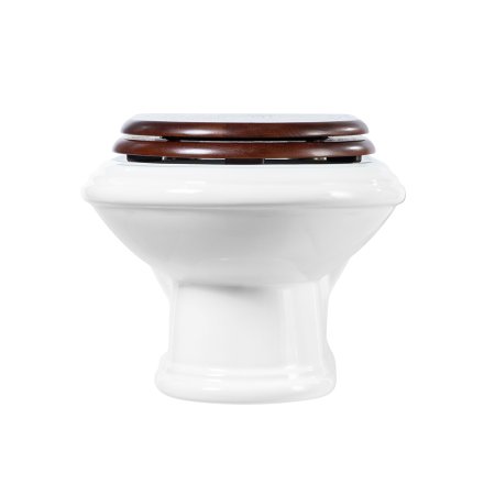 Унитаз подвесной Cezares King Palace, с крышкой-сиденьем CZR-T-163-W-S-BR 