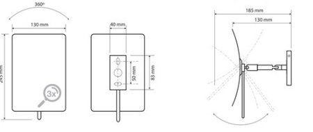 Косметическое зеркало Bemeta 116201222 