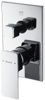 Смеситель для душа встраиваемый на 3 потока Bravat Phillis P69195C-ENG, хром