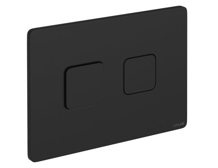 Кнопка смыва Cersanit ACCENTO SQUARE 63838 черная матовая 