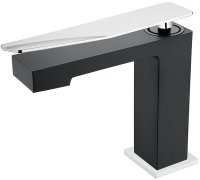 Смеситель для раковины Boheme Q 141-BCR.2 Черный Хром