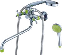 Смеситель для ванны зеленый/хром HAIBA CRON CN22142-12