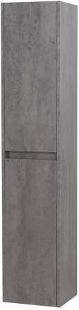 Шкаф пенал подвесной BelBagno KRAFT-1600-2A-SC-CG-L Cemento Grigio 