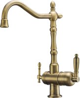 Смеситель для кухонной мойки Zorg Clean Water ZR 326-33 YF BR