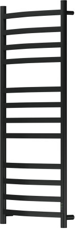 Полотенцесушитель электрический Point Антея PN17852B П12 500x1200, диммер справа, черный 