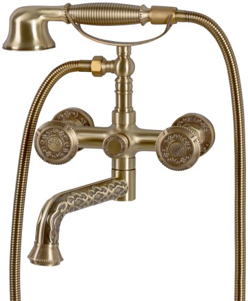Смеситель для ванны и душа Bronze de Luxe Royal 10119P Бронза 