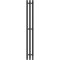 Полотенцесушитель электрический Point Деметра PN12822B П3 120x1200 диммер справа, черный
