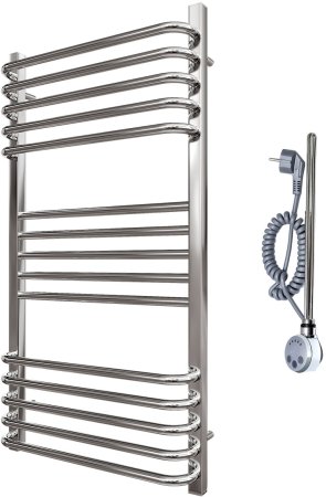 Полотенцесушитель электрический Point Омега PN90150SE П15 500x1000 левый/правый, хром 
