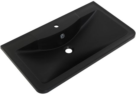 Раковина BelBagno 100 BB1000/455-LV-ART-ALR-NERO Черная матовая 