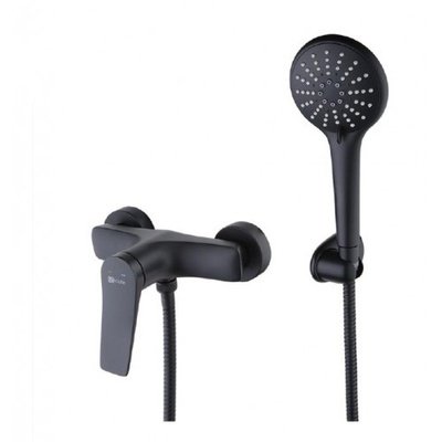 Смеситель Lemark Bronx LM3703BL для душа, черный 