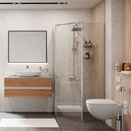 Душевой уголок WasserKRAFT Leine 35P11 90x90 см 