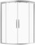 Душевой уголок AM.PM Like Deep 90x90x160 профиль матовый хром, стекло прозрачное 