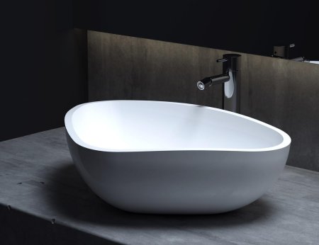Раковина накладная матовая 57x40 Salini GLORIA 306 1102206M 