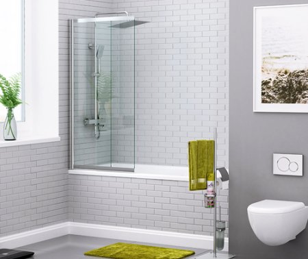 Шторка на ванну WasserKRAFT Main 41S02-100 WasseShut 