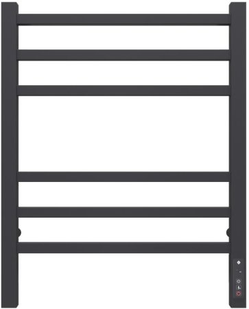 Полотенцесушитель электрический Terminus Ватикан П6 450х60 КС 905, черный 