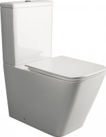 Унитаз-компакт Ceramica Nova Cubic CN1803 с микролифтом, безободковый Унитаз-компакт Ceramica Nova Cubic CN1803 с микролифтом, безободковый