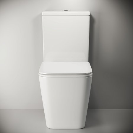 Унитаз-компакт Ceramica Nova Cubic CN1803 с микролифтом, безободковый 