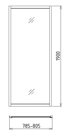 Боковая стенка Gemy A80 
