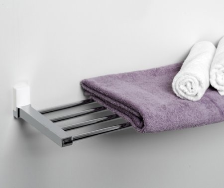 Полка WasserKRAFT Leine White K-5011White для полотенец 