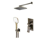 Душевой комплект WasserKRAFT A16040 светлая бронза