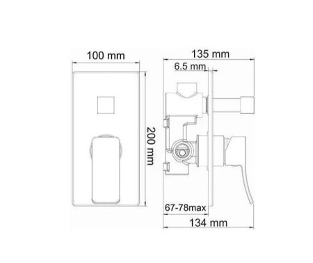 Душевой комплект WasserKRAFT A16040 светлая бронза 
